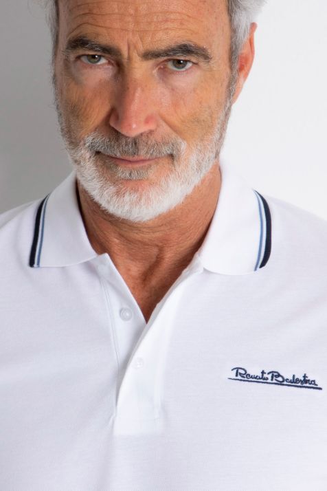 Polo Uomo Balestra Classic Tinta unita 100% cotone Manica corta