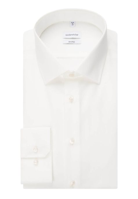 Camicia Uomo Seidensticker Regular No Stiro Tinta unita collo Italiano Manica lunga