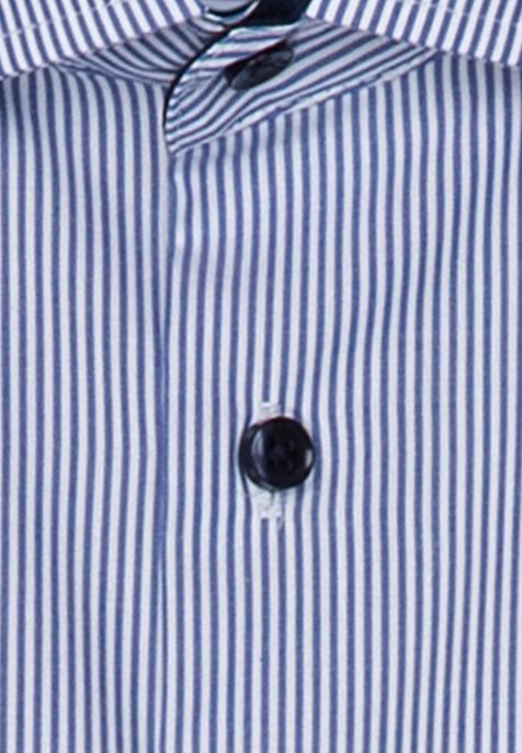 Camicia Uomo Seidensticker Regular No Stiro Righe collo Italiano Manica lunga