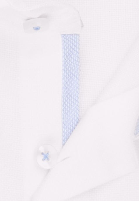 Camicia Uomo Seidensticker Regular No Stiro Tinta unita collo Italiano Manica lunga