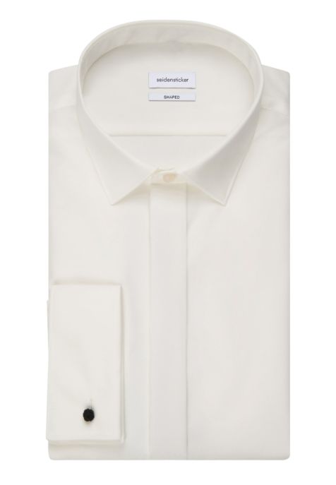 Camicia Uomo Seidensticker Regular No Stiro Tinta unita collo Italiano Manica lunga