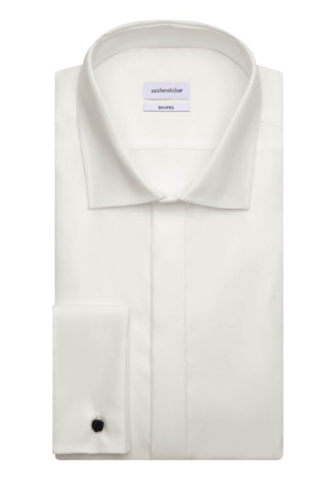 Camicia Uomo Seidensticker Regular Tinta unita collo Italiano Manica lunga