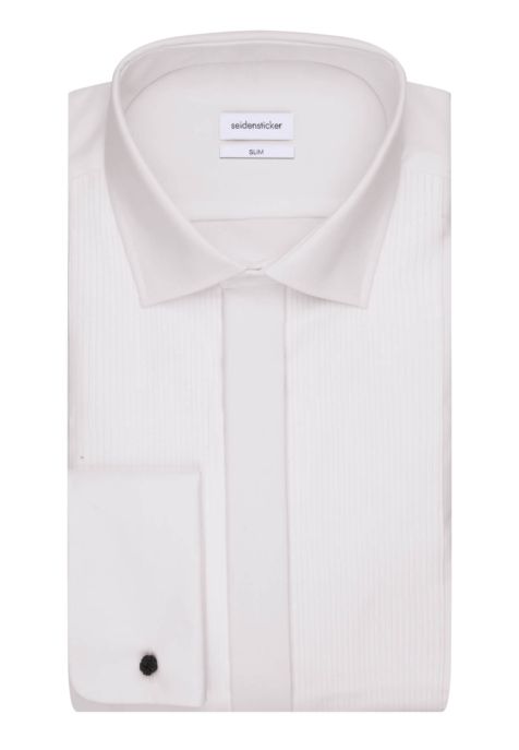 Camicia Uomo Seidensticker Slim No Stiro Tinta unita collo Italiano Manica lunga
