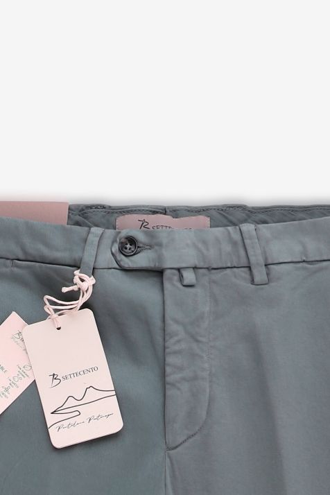Pantalone Uomo B-Settecento Chino Slim Tinta unita 97% cotone 3% elastan