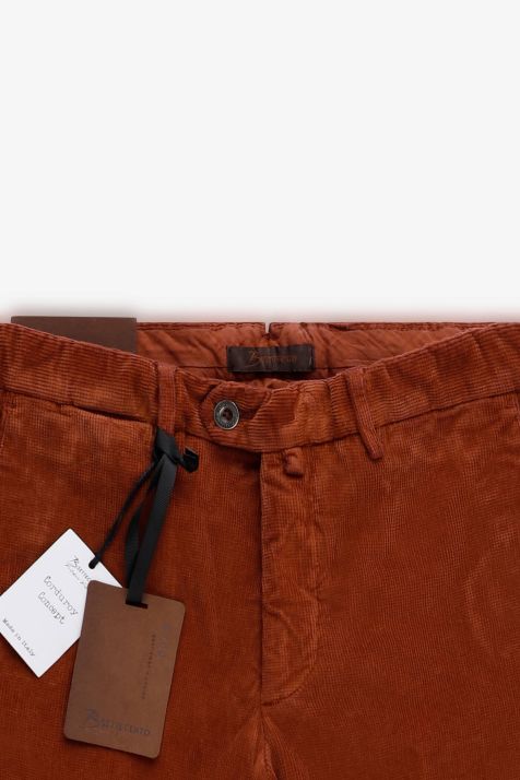 Pantalone Uomo B-Settecento Chino Slim Tinta unita 98% cotone 2% ea