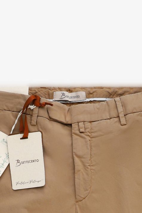 Pantalone Uomo B-Settecento Chino Slim Tinta unita 97% cotone 3% elastan