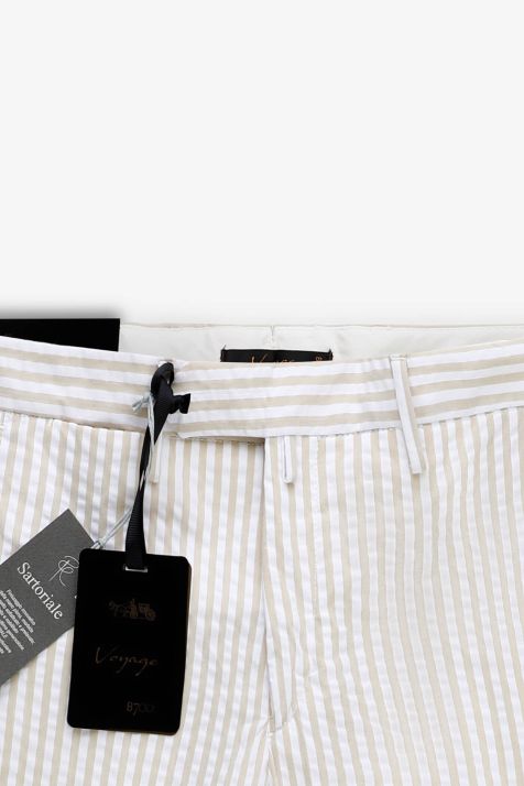 Pantalone Uomo B-Settecento Chino Slim Righe 97% cotone 3% elastan