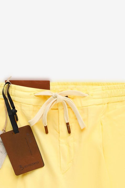 Pantalone Uomo B-Settecento Chino Slim Tinta unita 55% cotone 44% lino 1% ea