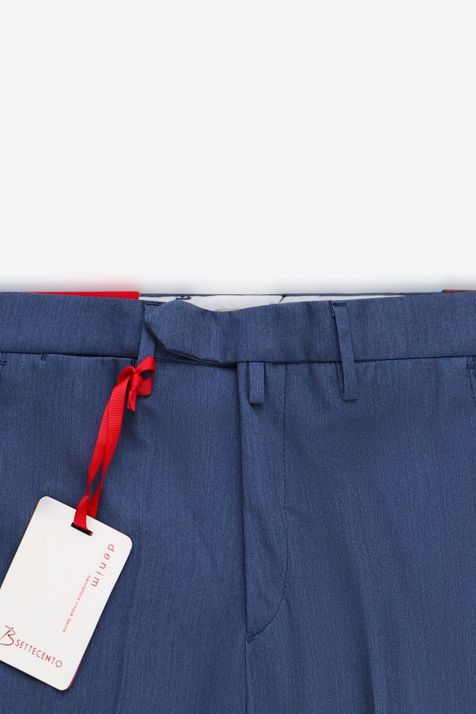Pantalone Uomo B-Settecento Chino Slim Tinta unita 60% polistere 20% vi 14% lana 6% ea