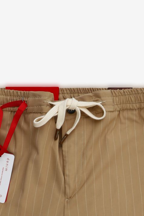 Pantalone Uomo B-Settecento Chino Regular Righe 50% lana vergine 50% pc