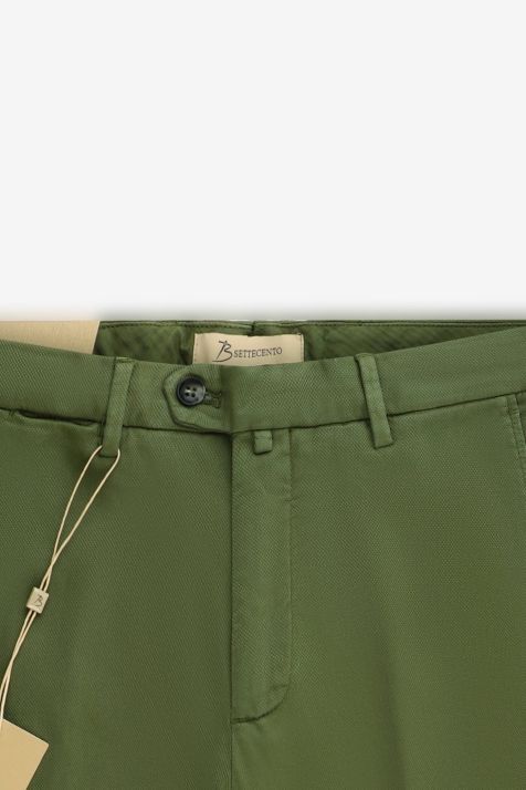 Pantalone Uomo B-Settecento Chino Slim Tinta unita 97% cotone 3% elastan