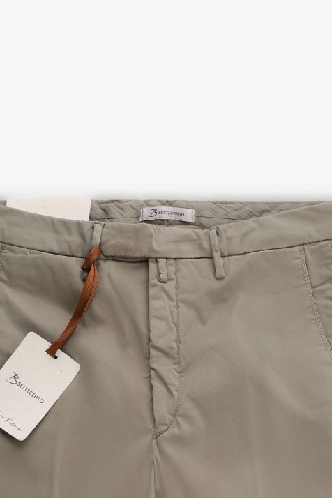 Pantalone Uomo B-Settecento Chino Slim Tinta unita 97% cotone 3% elastan