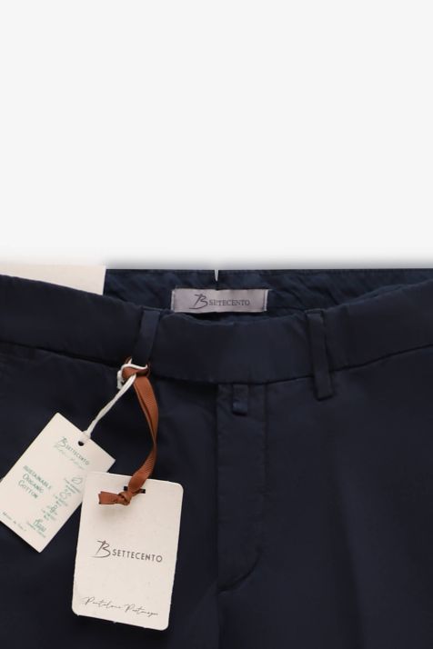 Pantalone Uomo B-Settecento Chino Slim Tinta unita 97% cotone 3% elastan