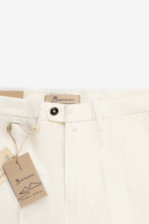 Pantalone Uomo B-Settecento Chino Slim Tinta unita 97% cotone 3% elastan