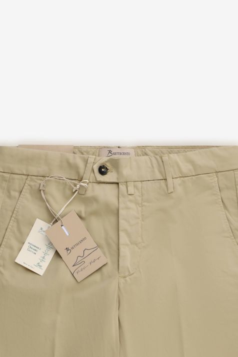 Pantalone Uomo B-Settecento Chino Slim Tinta unita 97% cotone 3% elastan