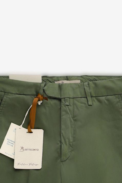 Pantalone Uomo B-Settecento Chino Slim Tinta unita 97% cotone 3% elastan