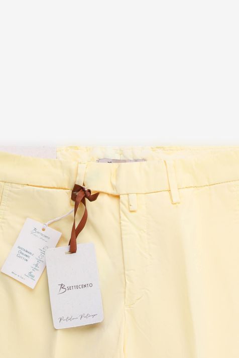 Pantalone Uomo B-Settecento Chino Slim Tinta unita 97% cotone 3% elastan