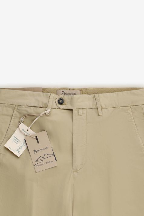 Pantalone Uomo B-Settecento Chino Slim Tinta unita 97% cotone 3% elastan