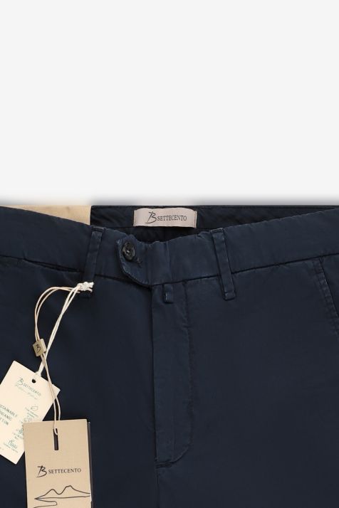 Pantalone Uomo B-Settecento Chino Slim Tinta unita 97% cotone 3% elastan