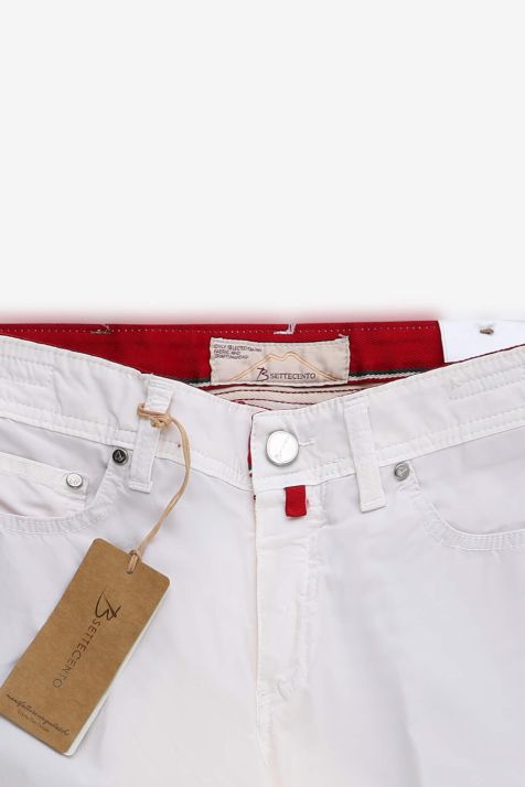 Pantalone Uomo B-Settecento Chino Slim Tinta unita 96% cotone 4% elastan