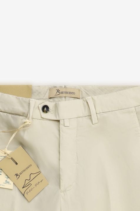 Pantalone Uomo B-Settecento Chino Slim Tinta unita 97% cotone 3% elastan