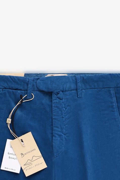 Pantalone Uomo B-Settecento Chino Slim Tinta unita 99% cotone 1% elastan