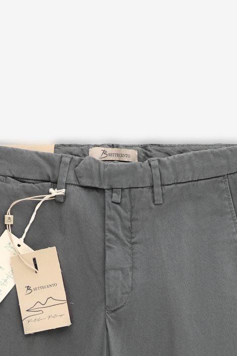 Pantalone Uomo B-Settecento Chino Slim Tinta unita 98% cotone 2% elastan