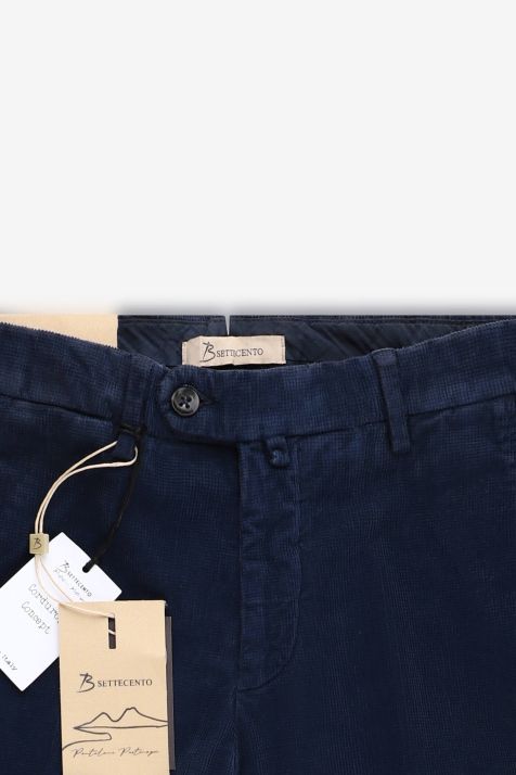 Pantalone Uomo B-Settecento Chino Slim Tinta unita 98% cotone 2% ea