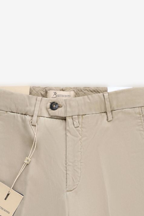 Pantalone Uomo B-Settecento Chino Slim Tinta unita 50% lycra 44% cotone 4% kashmir 2%ea