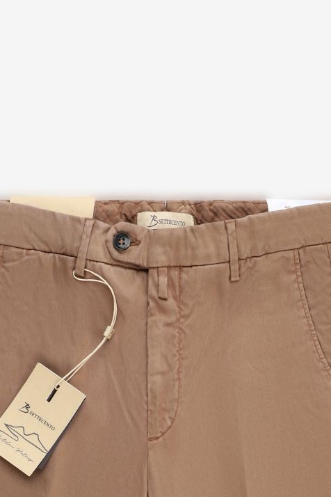 Pantalone Uomo B-Settecento Chino Slim Tinta unita 50% lycra 44% cotone 4% kashmir 2%ea