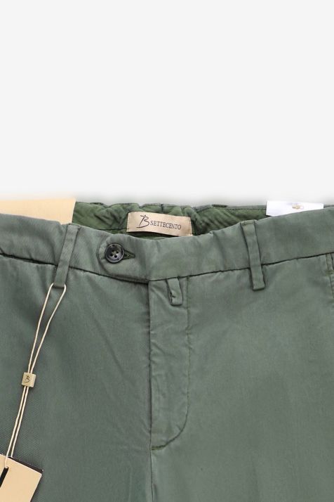 Pantalone Uomo B-Settecento Chino Slim Tinta unita 50% cotone 44%ly 4% seta 2% ea