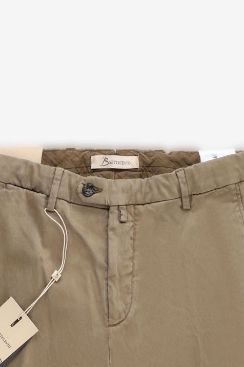 Pantalone Uomo B-Settecento Chino Slim Tinta unita 50% lycra 44% cotone 4% kashmir 2%ea