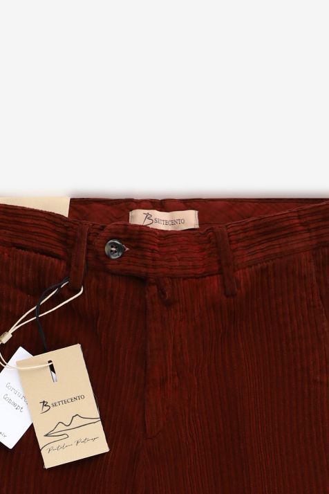 Pantalone Uomo B-Settecento Chino Slim Tinta unita 97% cotone 3% elastan