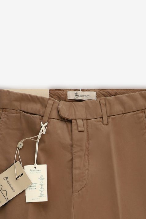 Pantalone Uomo B-Settecento Chino Slim Tinta unita 98% cotone 2% elastan