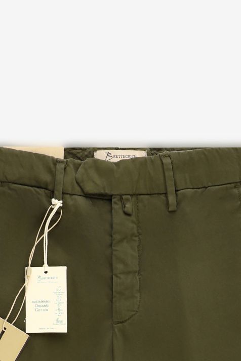 Pantalone Uomo B-Settecento Chino Slim Tinta unita 98% cotone 2% elastan