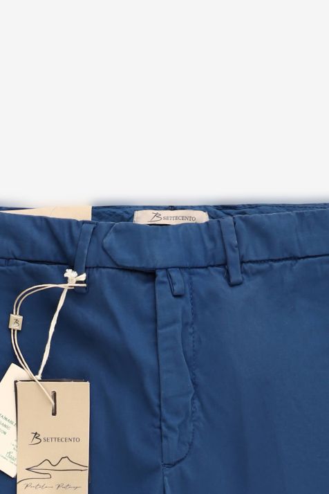 Pantalone Uomo B-Settecento Chino Slim Tinta unita 98% cotone 2% elastan