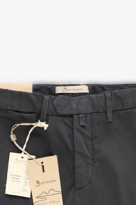 Pantalone Uomo B-Settecento Chino Slim Tinta unita 98% cotone 2% ea