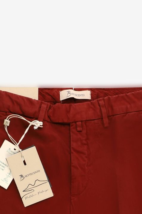 Pantalone Uomo B-Settecento Chino Slim Tinta unita 98% cotone 2% ea