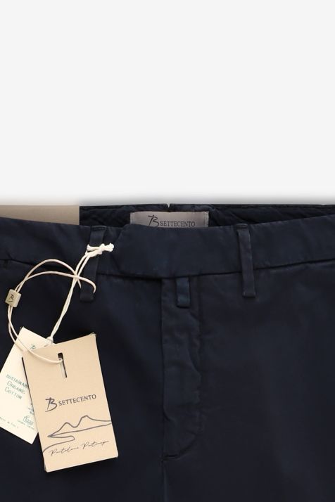 Pantalone Uomo B-Settecento Chino Slim Tinta unita 98% cotone 2% ea