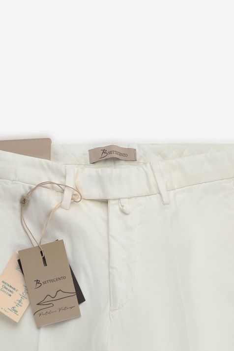 Pantalone Uomo B-Settecento Chino Slim Tinta unita 97% cotone 3% elastan