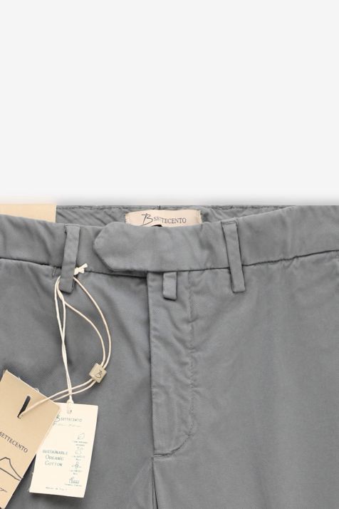 Pantalone Uomo B-Settecento Chino Slim Micro disegno 97% cotone 3% elastan
