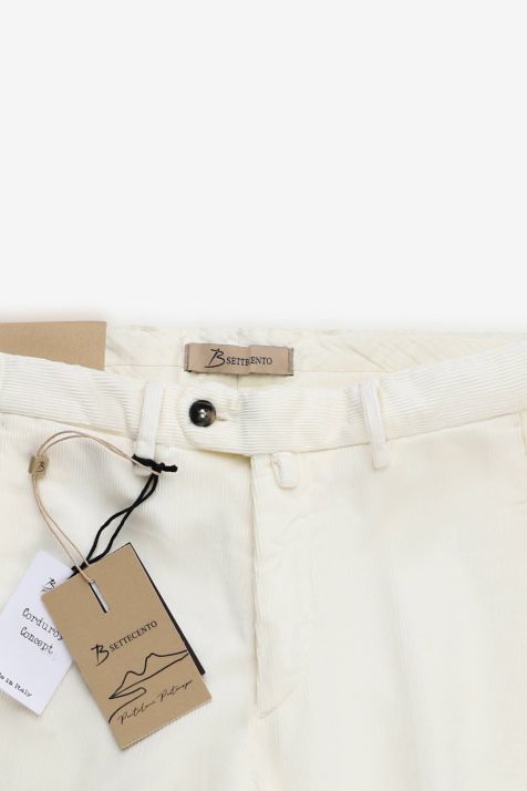 Pantalone Uomo B-Settecento Chino Slim Tinta unita 97% cotone 3% elastan
