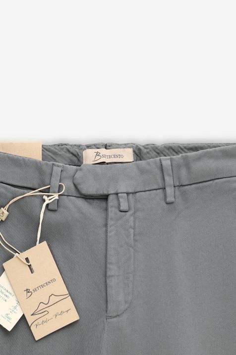 Pantalone Uomo B-Settecento Chino Slim Tinta unita 98% cotone 2% ea