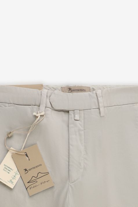 Pantalone Uomo B-Settecento Chino Slim Tinta unita 97% cotone 3% elastan