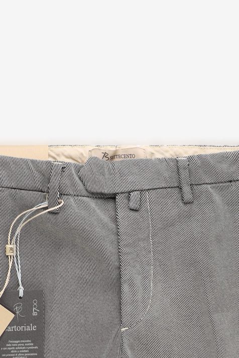 Pantalone Uomo B-Settecento Chino Slim Righe 97% cotone 3% elastan