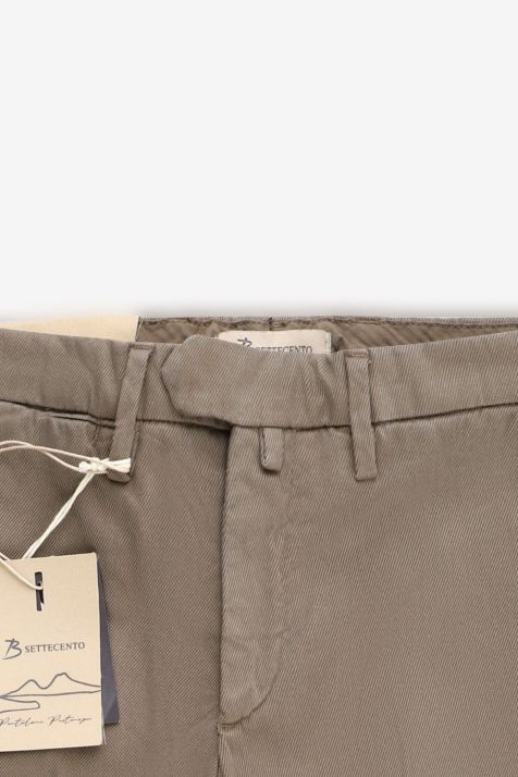 Pantalone Uomo B-Settecento Chino Slim Tinta unita 73% cotone 24% poliestere 3% ea