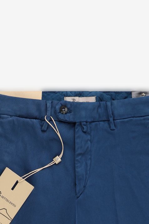 Pantalone Uomo B-Settecento Chino Slim Tinta unita 50% lycra 44% cotone 4% kashmir 2%ea