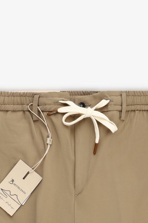 Pantalone Uomo B-Settecento Chino Slim Tinta unita 52% lana 43% poliestere 5% ea