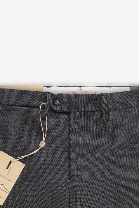 Pantalone Uomo B-Settecento Chino Slim Micro disegno 62% lana vergine 24% poliamide 9% acrilico 4% kashmir 1% ea
