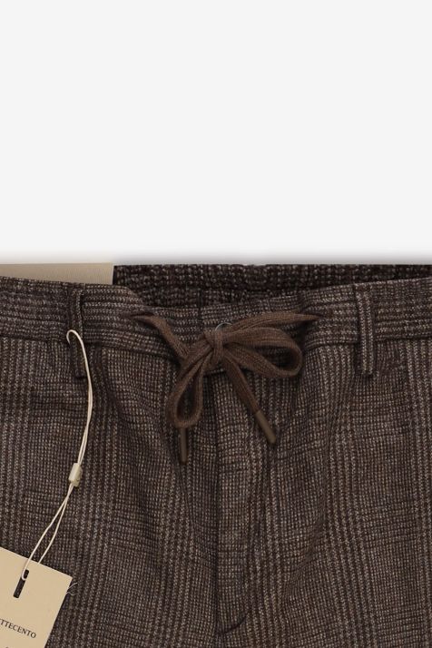 Pantalone Uomo B-Settecento Chino Slim Quadri 62% lana vergine 24% poliamide 9% acrilico 4% kashmir 1% ea